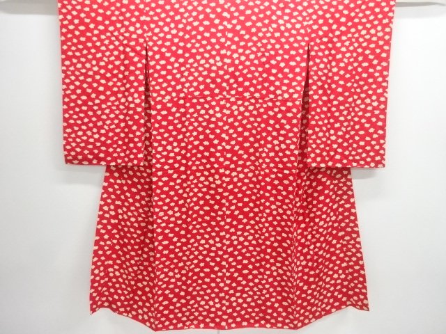 JAPANESE KIMONO / ANTIQUE JUBAN / SILK / KINSHA / FLOWER